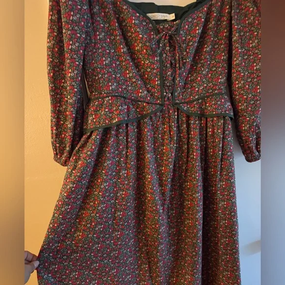 Christy Dawn The Narcissa Dress in Evergreen Apple Harvest - Picture 5 of 15